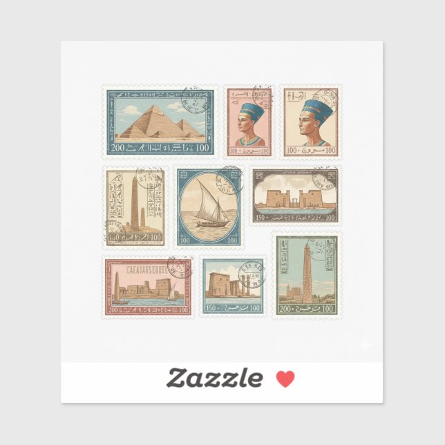 Royal Egypt Stamp Collection (Sheet)