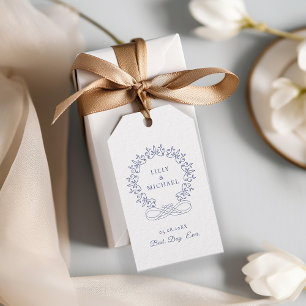 Royal, Elegant, "Best-Day-Ever" Wedding Gift Tags