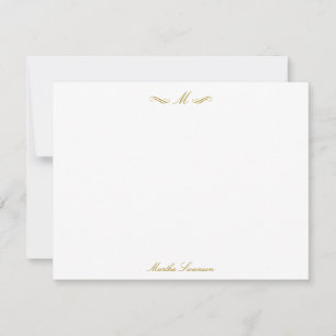 Royal Elegant Luxury Gold Personalized Card