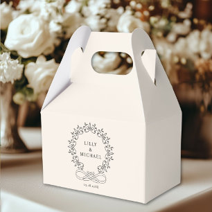 Royal, Elegant, Wedding Favor Box