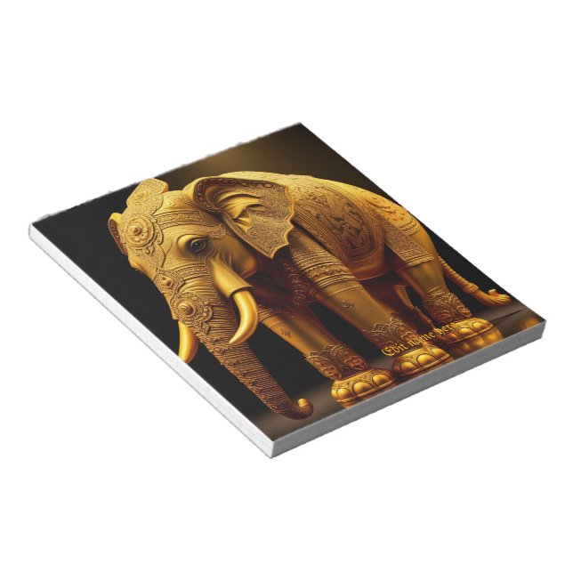 Royal elephant notepad (Angled)