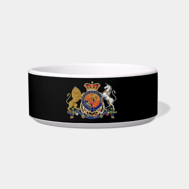 Royal Emblem ~ Cat Bowl (Left)