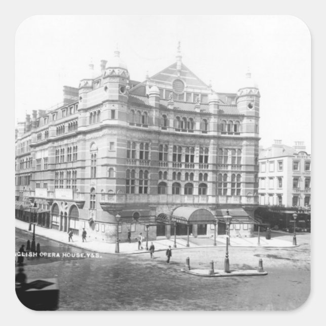 Royal English Opera House, 1891 Square Sticker (Front)