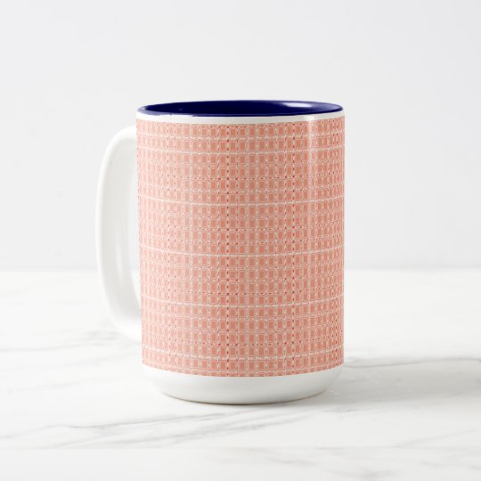 Royal Fabric's-Peach(c)Multi Styles & Colours Two-Tone Coffee Mug
