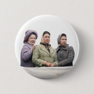 Royal Family Badminton 1974 2 Inch Round Button