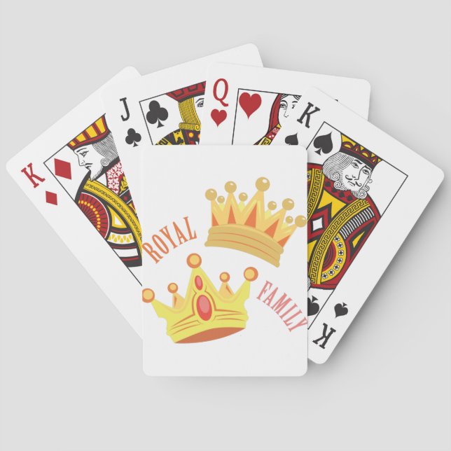 Royal Family Playing Cards (Back)