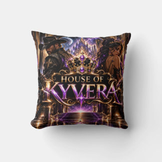 Royal Fantasy Kingdom of House of Kyvera Throw Pillow