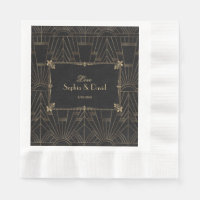 Royal Fleur-de-Lis Art Deco 1920s Wedding