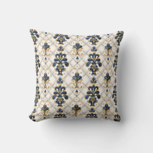 Royal Fleur de Lis Elegance Princesscore Throw Pillow