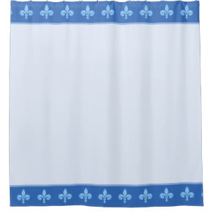 Royal fleur de lis, lily flowers on blue
