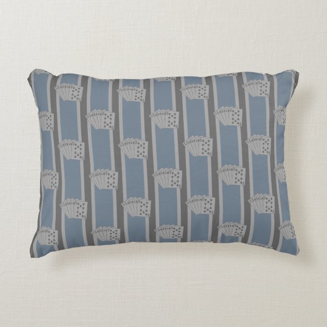 Royal Flush Accent Pillow (Front)