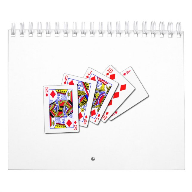 Royal Flush Diamonds Calendar (Cover)