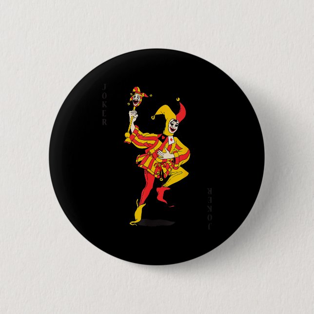 _ Royal Flush Group Costume Playing Card  2 Inch Round Button (Front)