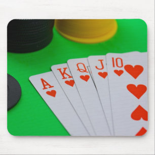 royal flush mouse pad