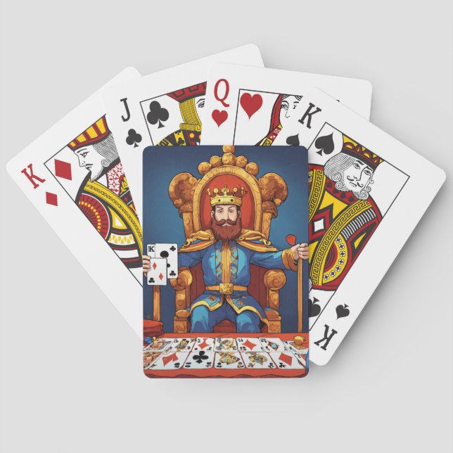 "Royal Flush Playing Cards" Playing Cards (Back)