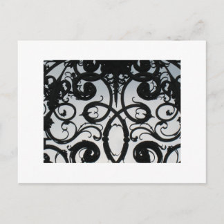 Royal Gate Swirls against Blue Sky Postcard