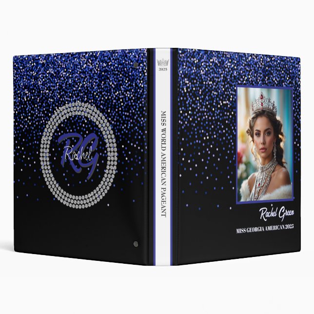 Royal Glitz Sparkle Classeur pour les concours (Arrière-plan)