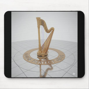 Royal Gold Harp Mousepad