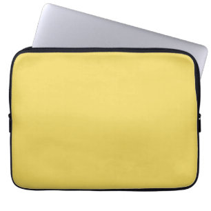 Royal Gold Solid Plain Color Laptop Sleeve