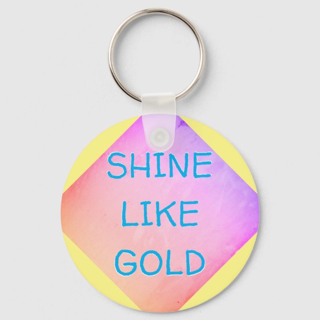 Royal Gold Sunshine Keychain (Front)