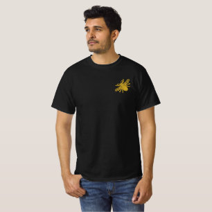 Royal Golden Bee imitation of embroidery T-Shirt