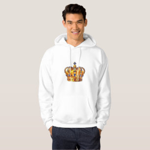 Royal golden crown hoodie