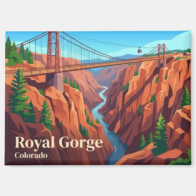 Royal Gorge Bridge & Park USA Magnet (Front)