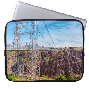 Royal Gorge Bridge Side View Laptop Sleeve Case