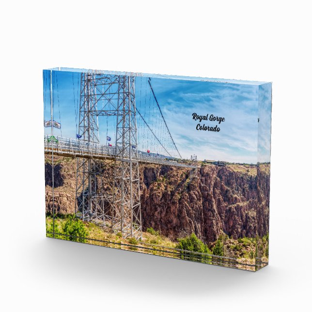 Royal Gorge Bridge Side View Photo Block (Right)