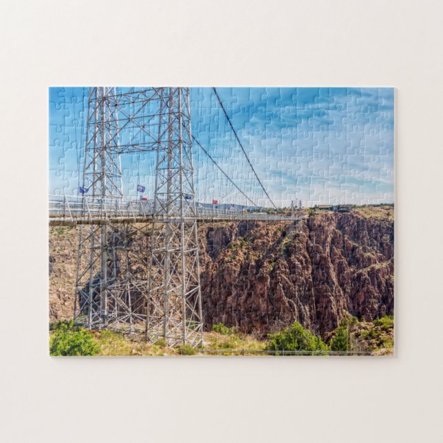 Royal Gorge Bridge Vue latérale Jigsaw Puzzle (Horizontal)