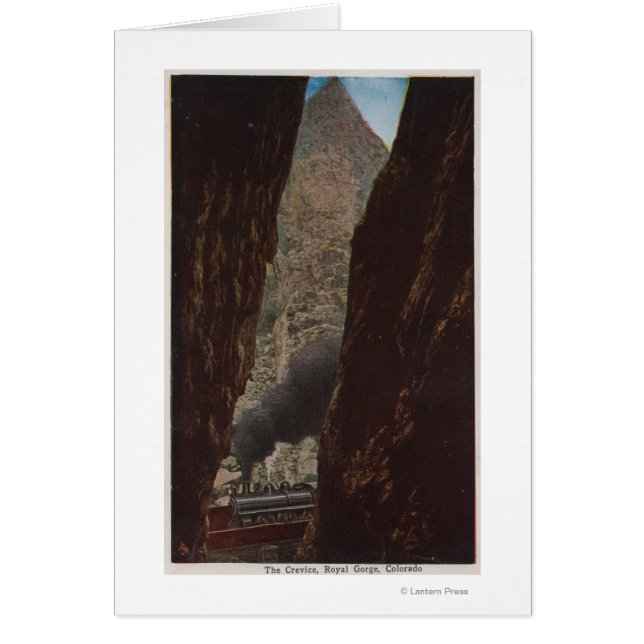 Royal Gorge, CO - View of a Crevice in Royal (Front)