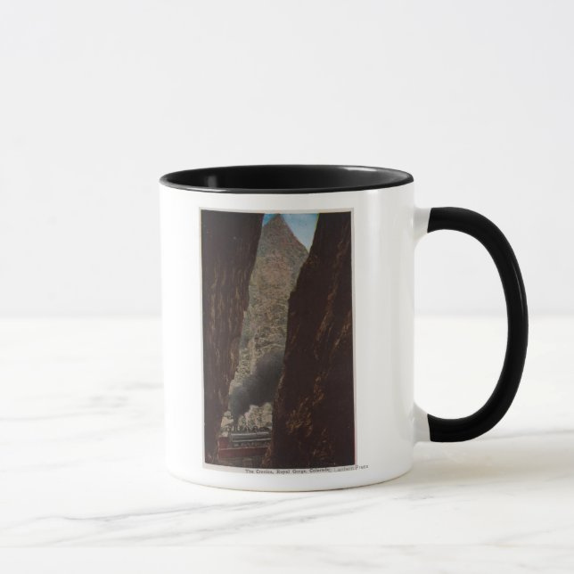 Royal Gorge, CO - View of a Crevice in Royal Mug (Right)