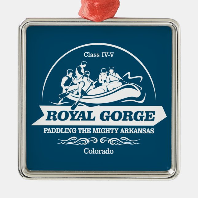 Royal Gorge (rafting2) Metal Ornament (Front)