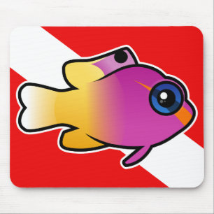 Royal Gramma Dive Flag Mouse Pad