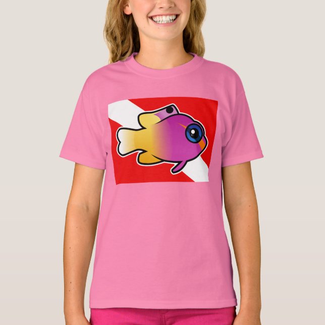Royal Gramma Dive Flag T-Shirt (Front)