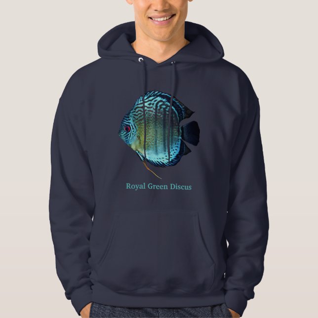 Royal Green Discus Hoodie (Front)
