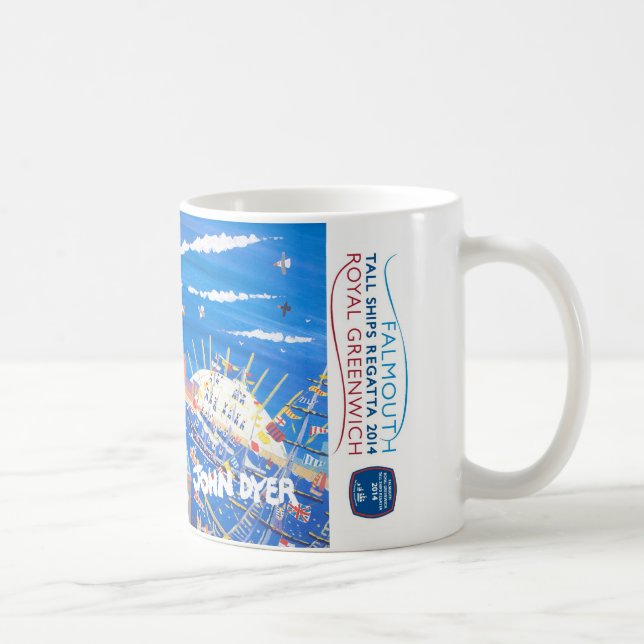 Royal Greenwich Tall Ships Regatta Art Mug (Right)