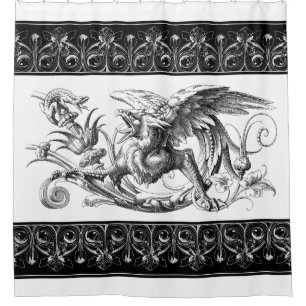 Royal Griffin Shower Curtain