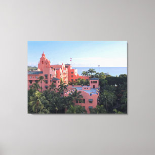 Royal Hawaiian Hotel Canvas Print
