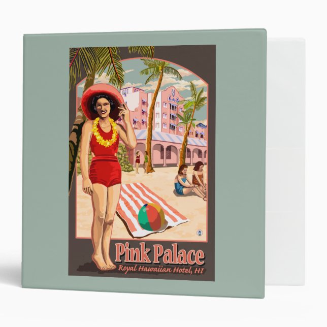 Royal Hawaiian Hotel in Hawaii Binder (Front/Inside)