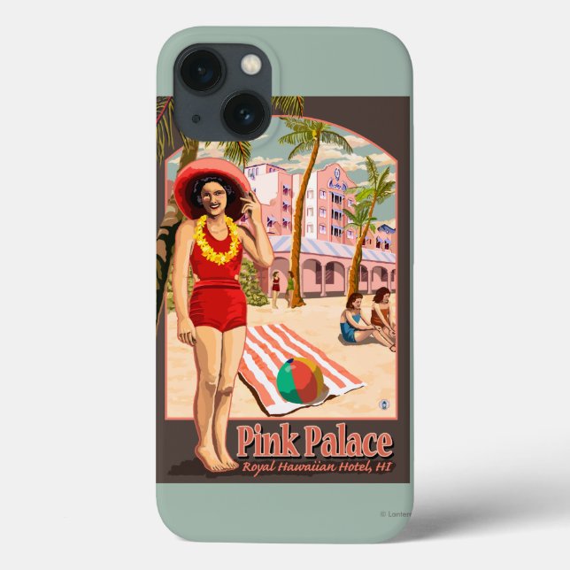 Royal Hawaiian Hotel in Hawaii Case-Mate iPhone Case (Back)