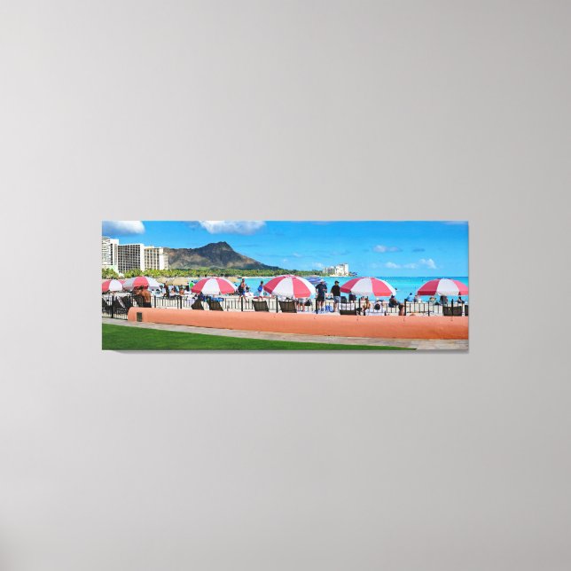 Royal Hawaiian Wall Canvas Print (Front)