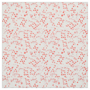 Royal Heart Flush Pattern, Fabric