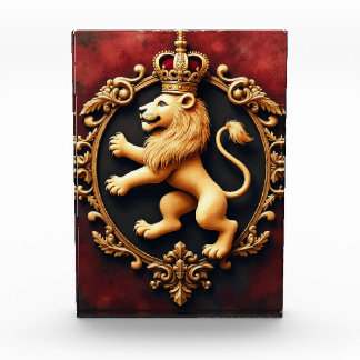 Royal Heraldic Tapestry Pattern Photo Block