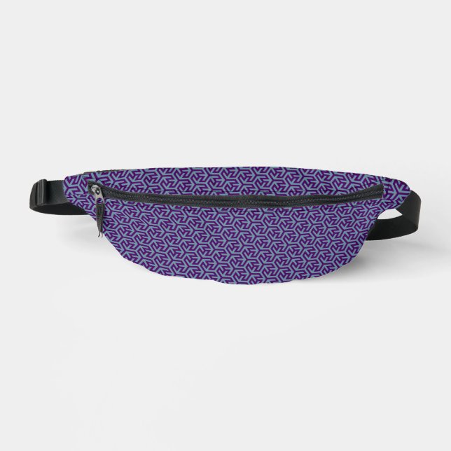 Royal Hex Weave Fanny Pack (Front)