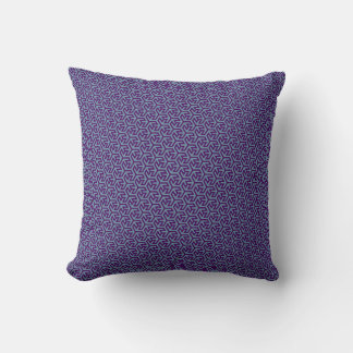 Royal Hex Weave Throw Pillow