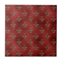 Royal Honeybees Throw Pillow