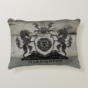 Royal Horse Crest Style Coussin