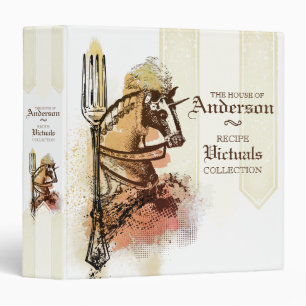 Royal horse fork personal cookbook recipe binder