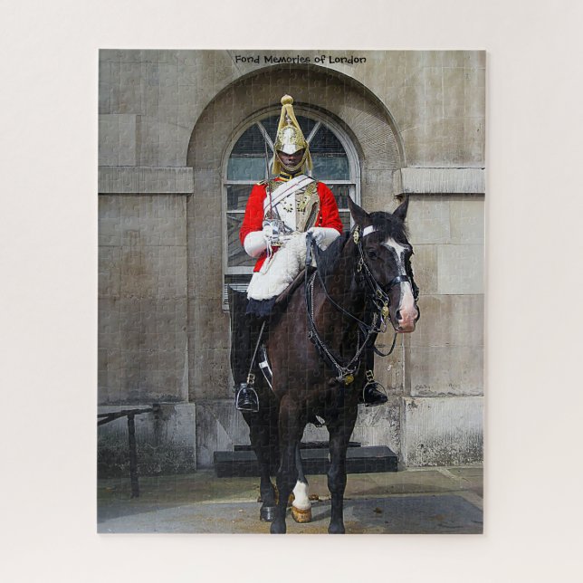 Royal Horse Guard Londres. Jigsaw Puzzle (Vertical)